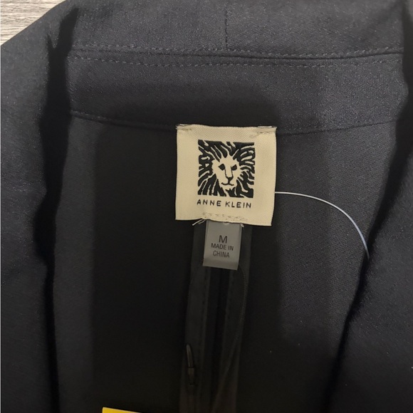 Anne Klein Black Blazer Size M Career Jacket NWT Retails for $149 - Picture 4 of 8